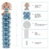 TOTEM BABY BOY BLEU (Hauteur 175 Cm - 16 Ballons) -FêteMagique Soldes 85180 0