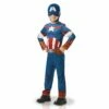 COSTUME CAPTAIN AMERICA (Tailles Enfants De 3 à 8 Ans)
