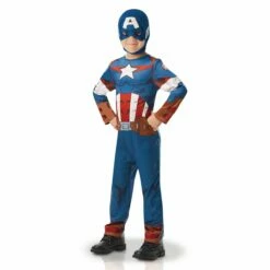 COSTUME CAPTAIN AMERICA (Tailles Enfants De 3 à 8 Ans)