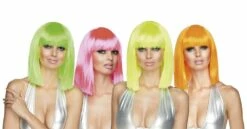 PERRUQUE DANCE ROSE -FêteMagique Soldes 85770 1