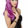 PERRUQUE LONGUE VIOLETTE -FêteMagique Soldes 85871