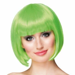 PERRUQUE CABARET (Couleur - Vert Fluo)