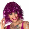 PERRUQUE DISCO LAMÉE (Rose Métallisé) -FêteMagique Soldes 85908 2