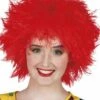 PERRUQUE ELSA ROUGE (Perruque Frisée) -FêteMagique Soldes 85920