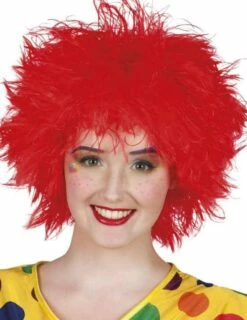 PERRUQUE ELSA ROUGE (Perruque Frisée)