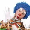 PERRUQUE DE CLOWN (Perruque Boucles Bleues) -FêteMagique Soldes 85984