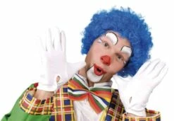 PERRUQUE DE CLOWN (Perruque Boucles Bleues)