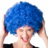 PERRUQUE AFRO BLEUE -FêteMagique Soldes 86023 2