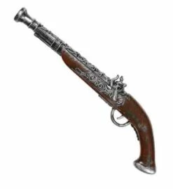PISTOLET PIRATE ANTIQUE (Longueur 43 Cm)