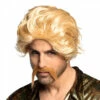 PERRUQUE + MOUSTACHE (Perruque Homme Blond) -FêteMagique Soldes 86336 1 1