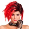 PERRUQUE SCARLETT PUNK (Bicolore Rouge Et Noire) -FêteMagique Soldes 86378 1