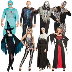 DÉGUISEMENTS HALLOWEEN (PACK MIXTE ADULTES) Assortiment 8 Modèles