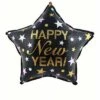 BALLON HAPPY NEW YEAR (Ballon étoile 46 Cm) -FêteMagique Soldes 87002 0