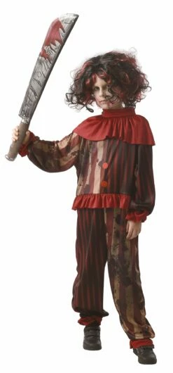 TENUE PETIT CLOWN TUEUR (Tailles Enfants De 4 à 9 Ans)