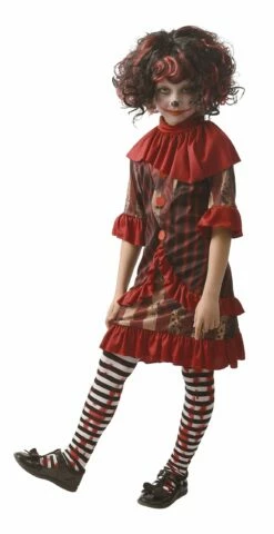 ROBE DE CLOWN TUEUSE (Tailles Enfants De 4 à 9 Ans)