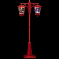 LAMPADAIRE ROUGE DE NOEL (Taille 188 X 80 X 40 Cm)