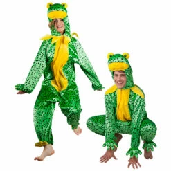 DÉGUISEMENT GRENOUILLE (Kigurumi Pyjama Peluche) Taille Adulte XL - 180 Cm