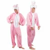 DÉGUISEMENT LAPIN ROSE (Kigurumi Pyjama Peluche) Taille Adulte - 180 Cm 1 DÉGUISEMENT LAPIN ROSE (Kigurumi Pyjama Peluche) Taille Adulte - 180 Cm -FêteMagique Soldes 88014