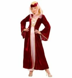 ROBE REINE MÉDIÉVALE (Robe, Couronne Et Voile)