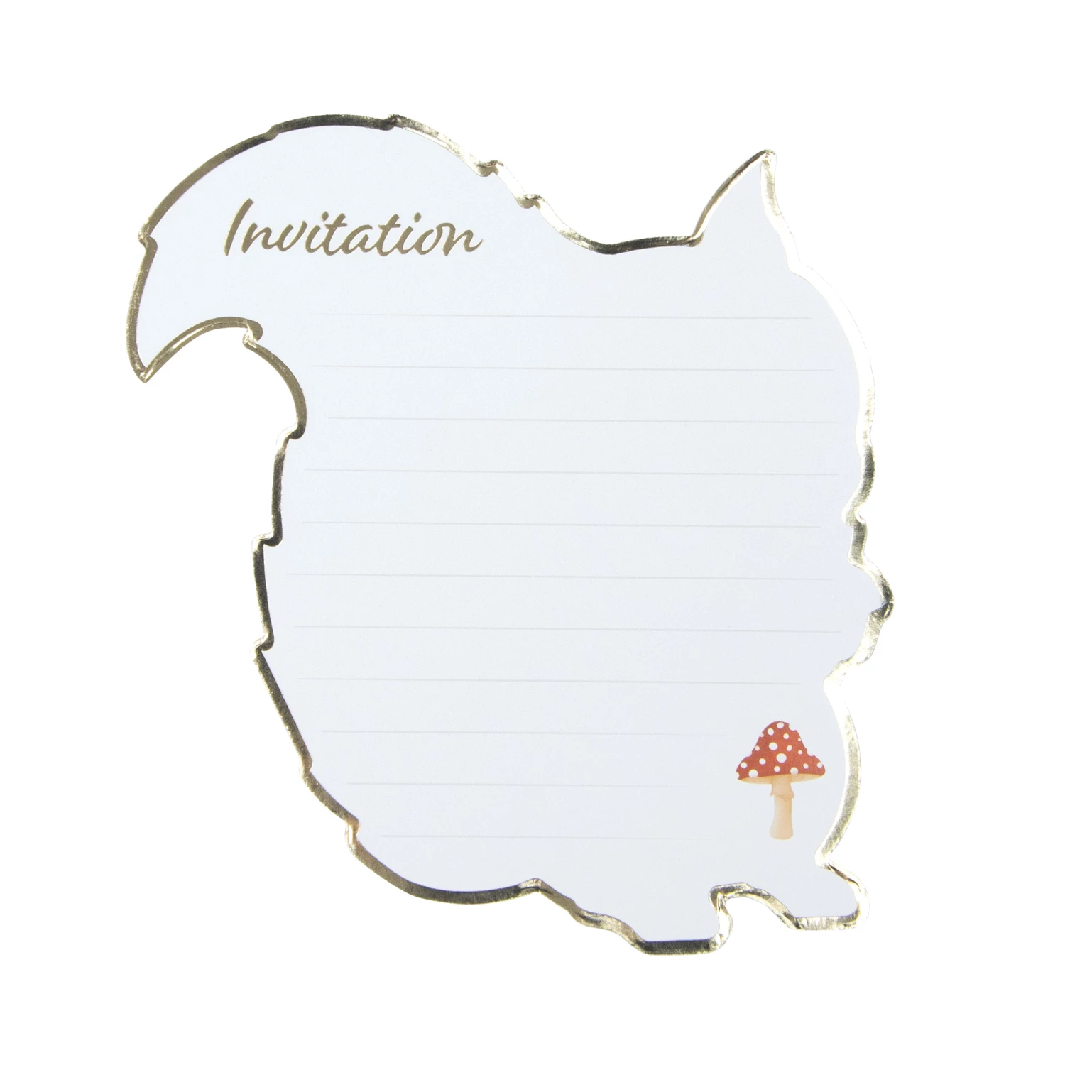 INVITATIONS THÈME FORÊT (Pack 8 Cartes D'invitation) 4 INVITATIONS THÈME FORÊT (Pack 8 Cartes D'invitation) – Image 2