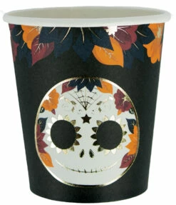 GOBELETS FÊTES DES MORTS (Pack De 8 Gobelets 200 Ml)