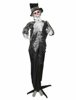 SQUELETTE JEUNE MARIÉ (Sonore Et Lumineux 183 Cm) Démo Vidéo