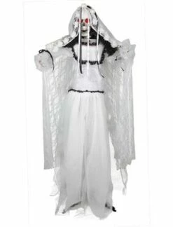 SQUELETTE JEUNE MARIÉE (Sonore Et Lumineux 169 Cm) Démo Vidéo