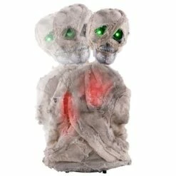 MOMIE ZOMBIE ANIMÉE (Décoration Son Et Lumière) Taille 36 Cm - Démo Vidéo
