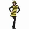 ROBE D'ABEILLE ADULTE (Robe Courte Avec Chapeau) Tailles Adultes - Démo Vidéo -FêteMagique Soldes 9492 nc 9492 a