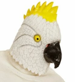 MASQUE DE PERROQUET (Masque Intégral En Latex) Cacatoès - Démo Vidéo