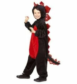 PETIT DRAGON NOIR (Kigurumi Pyjama Peluche) Tailles Enfants - Démo Vidéo