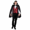 CAPE DE VAMPIRE NOIRE (Cape Avec Un Grand Col) Taille 120 Cm -FêteMagique Soldes 96922 2