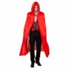 CAPE DE VAMPIRE EN SATIN (Cape Rouge Avec Capuche) Taille 180 Cm -FêteMagique Soldes 96937 2