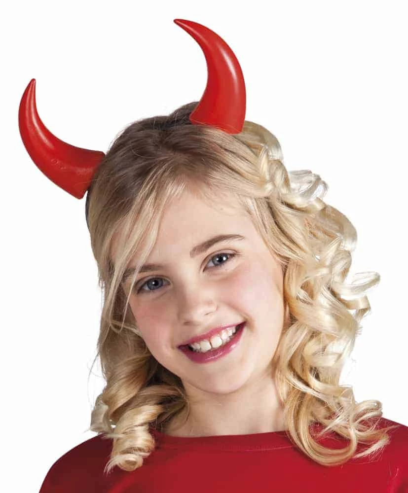 CORNES DE DIABLE ENFANT (Modèle En Plastique) 3 CORNES DE DIABLE ENFANT (Modèle En Plastique)