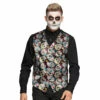 GILET JOUR DES MORTS (Modèle Dia De Los Muertos) Taille Homme M/L -FêteMagique Soldes 97082