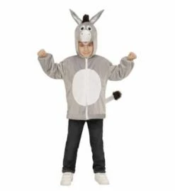 BLOUSON PETIT ÂNE POLAIRE (Veste Polaire à Capuche) Tailles Enfants - Démo Vidéo