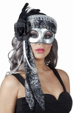 LOUP ARAIGNÉE + FOULARD (Fleur Noire Et Plume)