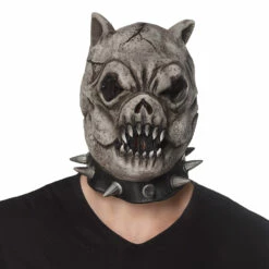 MASQUE BULLDOG AFFREUX (Masque Intégral En Latex)