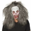 MASQUE CLOWN SANGLANT (Masque Latex Et Cheveux) -FêteMagique Soldes 97580