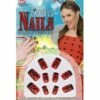 FAUX ONGLES COCCINELLE (Pack De 10 Faux Ongles) -FêteMagique Soldes 9813L nc 9813L d