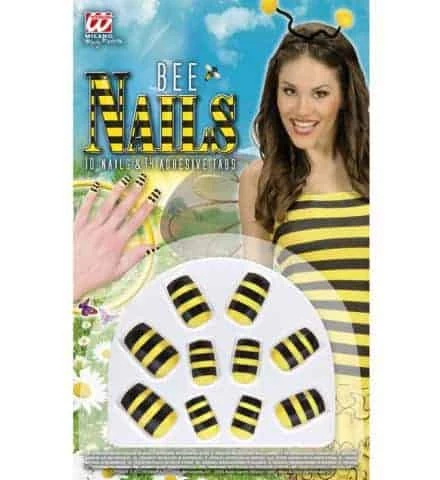 FAUX ONGLES D'ABEILLE (Pack De 10 Faux Ongles) 3 FAUX ONGLES D'ABEILLE (Pack De 10 Faux Ongles)