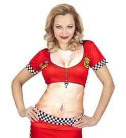 T-SHIRT GRID GIRL F1 (Impression Photo Réaliste) Tailles Adultes Femmes