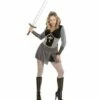 COSTUME JEANNE D'ARC (Robe à Capuche + Brassards) Adultes/Ados - Démo Vidéo -FêteMagique Soldes 9908 nc 9908 a