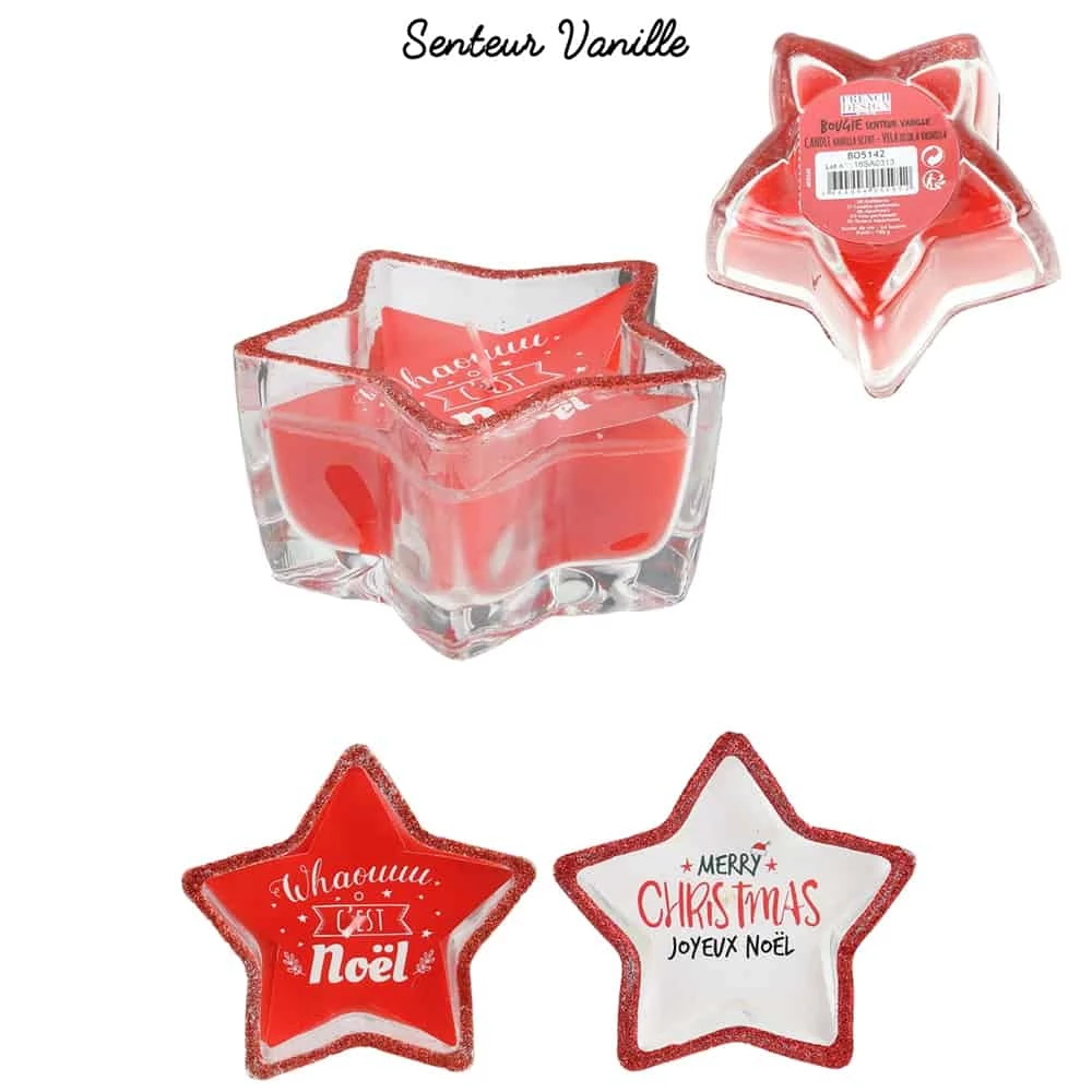 BOUGIES ETOILE NOEL 3 BOUGIES ETOILE NOEL