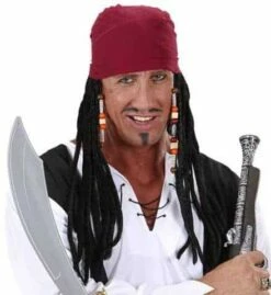 BANDANA PIRATE DU CINÉMA (Le Pirate Des Caraïbes) Dreadlocks Incluses
