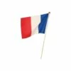 DRAPEAUX FRANÇAIS BBR (Sachet De 12 Drapeaux) Taille 15 X 23 Cm -FêteMagique Soldes Drapeau france 15 x 23 cm