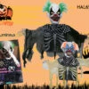 CLOWN LUMINEUX A POSER (Décoration De 50 Cm) -FêteMagique Soldes HAL653