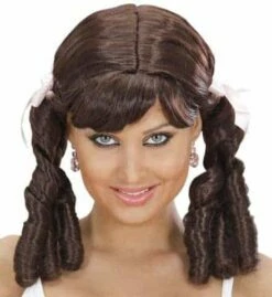 PERRUQUE LOLITA BRUNE (Perruque En Boite)