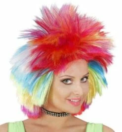 PERRUQUE ROCK STAR (Perruque Multicolore)