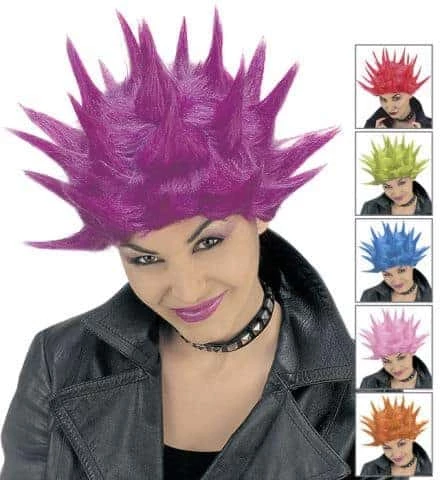 PERRUQUE TECHNO NÉON (Assortiment 6 Coloris) 3 PERRUQUE TECHNO NÉON (Assortiment 6 Coloris)